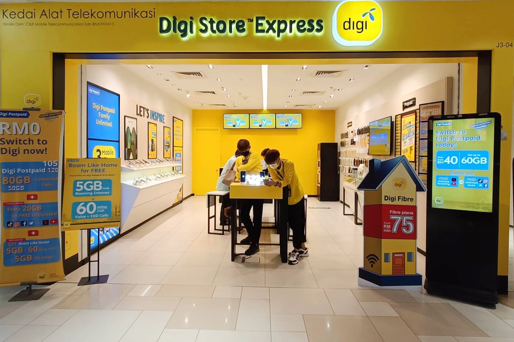 DiGi Store Express Johor Bahru City Square